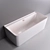 Elegant Wall-Mounted Bathtub 3D model small image 3