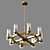 Elegant Geneva Chandelier 3D model small image 1