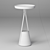 Sleek Ceramic Halo Bathroom Accessory 3D model small image 3