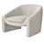 Stylish Shona Accent Armchair 3D model small image 6