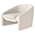 Stylish Shona Accent Armchair 3D model small image 9