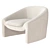 Stylish Shona Accent Armchair 3D model small image 10