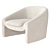 Stylish Shona Accent Armchair 3D model small image 17