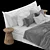 Scandi Linen Bedding Set 3D model small image 6