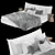 Scandi Linen Bedding Set 3D model small image 7