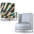 Stylish Aster Estee Armchair 3D model small image 5