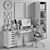 IKEA 2015 Workstation 3D model small image 5