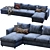 Versatile and Stylish Ikea Vimle Sofa 3D model small image 3