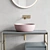 Nic Design Velo 87 - Modern Vanity with Ovvio Washbasin & Pastille Mirror 3D model small image 4