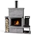 Ostro Fireplace Insert: Keddy SK 204 3D model small image 1