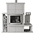 Ostro Fireplace Insert: Keddy SK 204 3D model small image 4