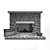 Elegant Stone Fireplace 3D model small image 7