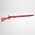 19th Century Vintage Musket 3D model small image 3