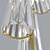 Elegant Reagan Triple Pendant 3D model small image 6