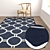 High-Quality Carpet Set: 3 Variants 3D model small image 5