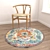 Round Carpets Set - Premium Quality Bundle 3D model small image 4