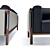 Giorgetti Urban: Sleek Sophistication, Maximum Comfort 3D model small image 1