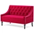 Elegant Christiansburg Tufted Loveseat 3D model small image 2