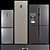 Samsung Refrigerator Set: Flex™ 4-Door, Inverter 2-Door, RB5000A 3D model small image 1