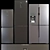 Samsung Refrigerator Set: Flex™ 4-Door, Inverter 2-Door, RB5000A 3D model small image 2