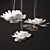 Juniper Love Blossom Chandelier 3D model small image 2