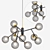 Pearl: Elegant Branch Chandelier 3D model small image 1