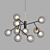 Pearl: Elegant Branch Chandelier 3D model small image 4