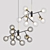 Pearl: Elegant Branch Chandelier 3D model small image 10