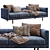 EQ3 Replay 91: Stylish, Versatile Sofa 3D model small image 4