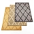 Modern Rug Collection - 3-Piece Set 3D model small image 1