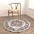 Round Carpets Set 3D model small image 4