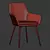 Elegant Comfort: Braelynn Dining Chair 3D model small image 4