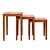 Zara Home Wooden Tables Set 3D model small image 2