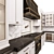 Classic Kitchen with Island & High-end Appliances 3D model small image 2