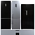 Siemens 2-Piece Refrigerator Set - Choose Your Perfect Size 3D model small image 2