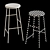 Title: HAY Cornet Bar Stool: Sleek & Stylish 3D model small image 5