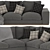 Denver Left-hand Corner Sofa | Comfortable and Stylish 3D model small image 2