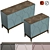 Majorelle Chest of Drawers 3D model small image 1