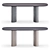 Sleek Geometric Table: Bonaldo 3D model small image 1