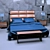 Luxury Italian Amber Bedroom - Late 2020 Design 3D model small image 2