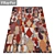 Luxury Carpet Collection: Set of 3 High-Quality Textured Rugs 3D model small image 2