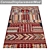 Luxury Carpet Collection: Set of 3 High-Quality Textured Rugs 3D model small image 4