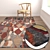 Luxury Carpet Collection: Set of 3 High-Quality Textured Rugs 3D model small image 5