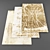 Modern Rugs Set of 6 - High-Quality Textures Included 3D model small image 1