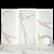 Elegant White Calacatta Slabs & Tiles 3D model small image 1