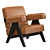 Classic Elegance: Cassina Capitol Armchair 3D model small image 1