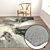 Luxury Carpets Set 2070 3D model small image 2