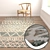 Title: Luxury Rug Set - 3 High-Quality Textures 3D model small image 5