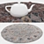 Round Carpets Set - Versatile and Gorgeous 3D model small image 3