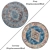 Round Rugs Set 66: Versatile Carpets for Close-Ups & Wide Shots 3D model small image 2